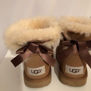 Girls chestnut Ugg boots